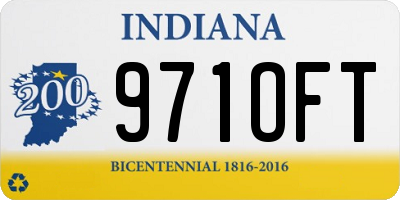 IN license plate 971OFT