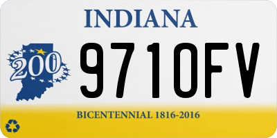 IN license plate 971OFV