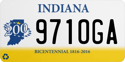 IN license plate 971OGA