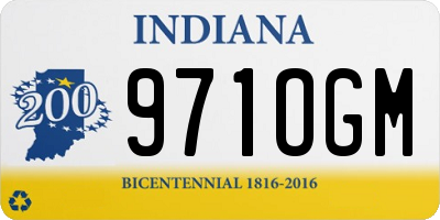 IN license plate 971OGM