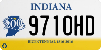 IN license plate 971OHD
