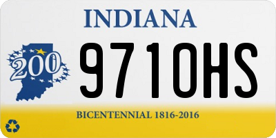 IN license plate 971OHS