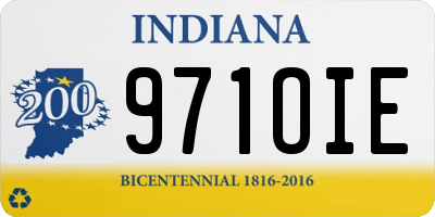 IN license plate 971OIE
