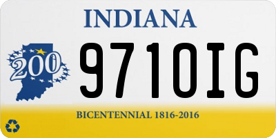 IN license plate 971OIG