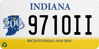 IN license plate 971OII
