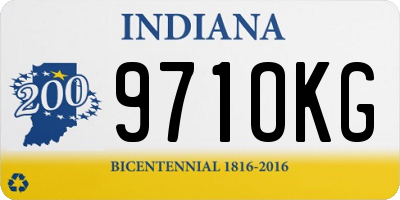 IN license plate 971OKG