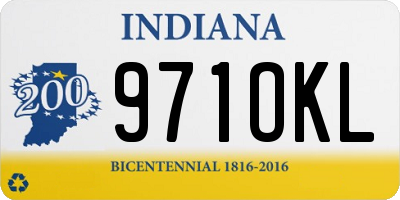 IN license plate 971OKL