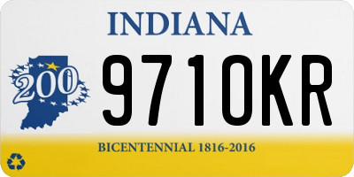 IN license plate 971OKR