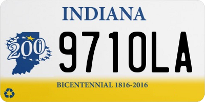 IN license plate 971OLA
