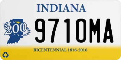 IN license plate 971OMA