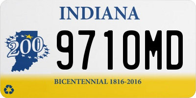 IN license plate 971OMD