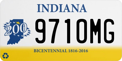 IN license plate 971OMG