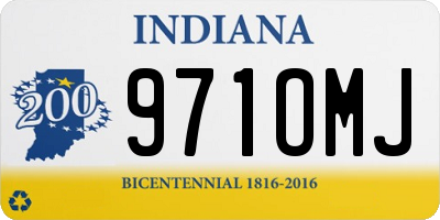 IN license plate 971OMJ