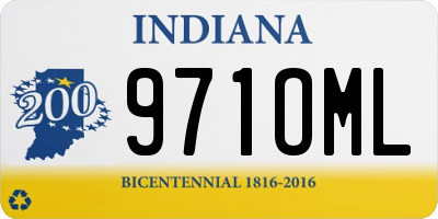 IN license plate 971OML