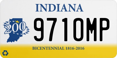 IN license plate 971OMP