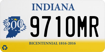 IN license plate 971OMR