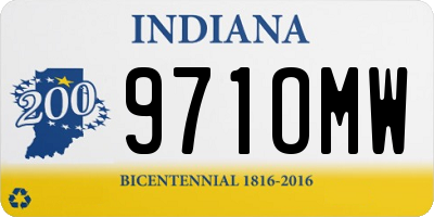 IN license plate 971OMW