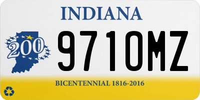 IN license plate 971OMZ