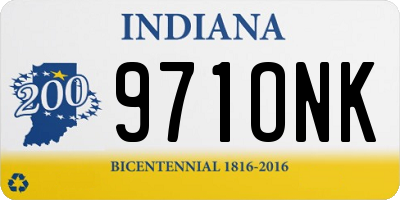 IN license plate 971ONK
