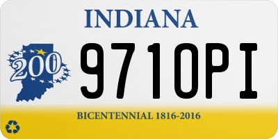 IN license plate 971OPI