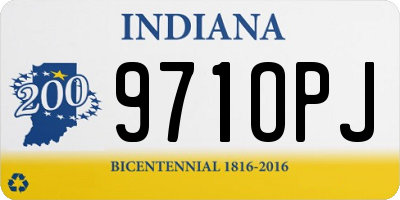 IN license plate 971OPJ