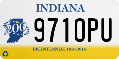 IN license plate 971OPU