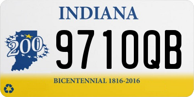 IN license plate 971OQB