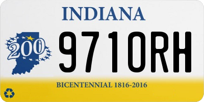 IN license plate 971ORH