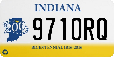 IN license plate 971ORQ
