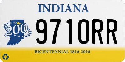IN license plate 971ORR