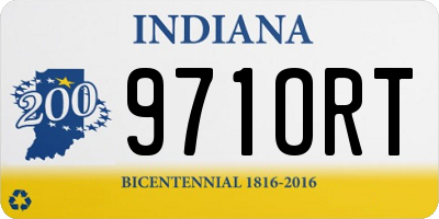 IN license plate 971ORT