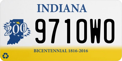 IN license plate 971OWO