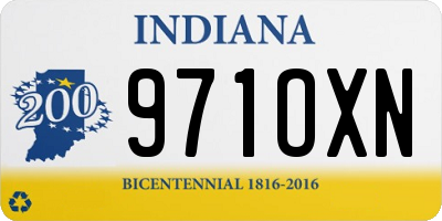 IN license plate 971OXN