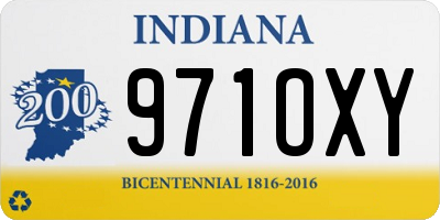 IN license plate 971OXY