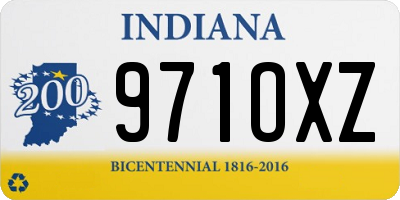 IN license plate 971OXZ