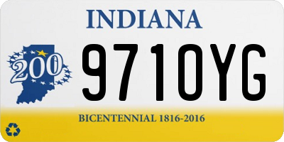 IN license plate 971OYG