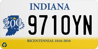 IN license plate 971OYN