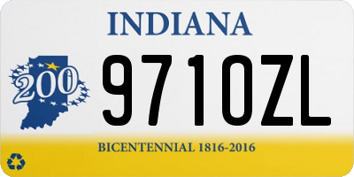 IN license plate 971OZL