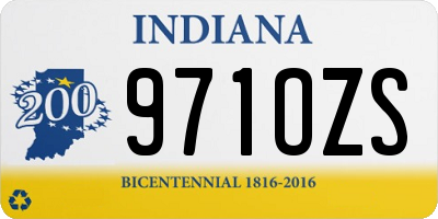 IN license plate 971OZS