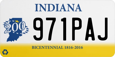 IN license plate 971PAJ