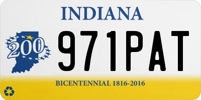 IN license plate 971PAT