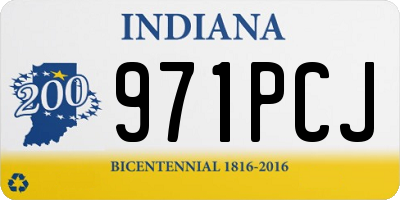 IN license plate 971PCJ