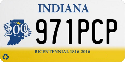 IN license plate 971PCP