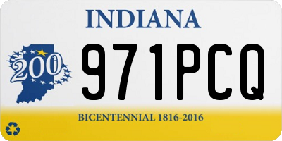 IN license plate 971PCQ
