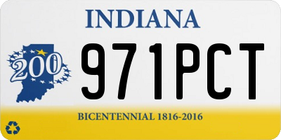 IN license plate 971PCT