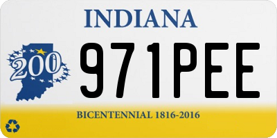 IN license plate 971PEE