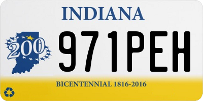 IN license plate 971PEH