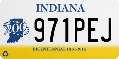 IN license plate 971PEJ