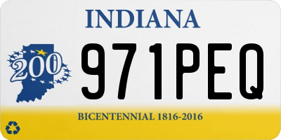 IN license plate 971PEQ