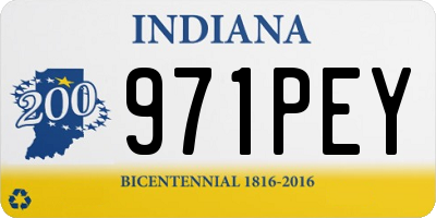 IN license plate 971PEY